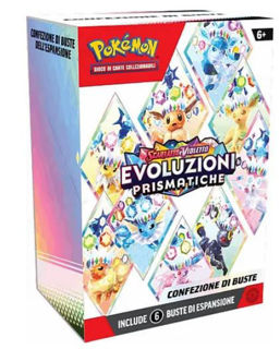 Immagine di Pokemon Sv8.5 Evoluzioni Prismatiche Bundle 6 Buste