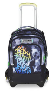 Immagine di Zaino Trolley Seven Jack 3 Ruote Staccabile Sprint Paint Boy