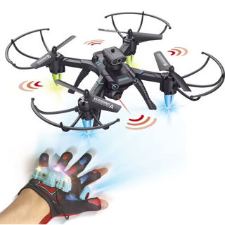 Immagine di Drone Telecomandato A Controllo Manuale Con Telecamera E Guanto Gestuale