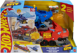Immagine di Hot Wheels City Drago Trasportatore Trasformabile