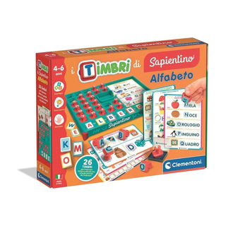 Immagine di I Timbri Di Sapientino Alfabeto, Gioco Educativo Con Schede E Timbri Per Imparare Lettere E Parole