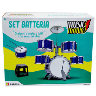 Immagine di Music Mania Set Batteria + Sgabello